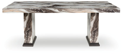 Jeshina Dining Table and 6 Chairs from Ashley - Luna Furniture