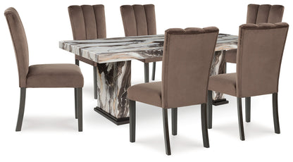 Jeshina Dining Table and 6 Chairs from Ashley - Luna Furniture