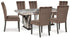 Jeshina Dining Table and 6 Chairs from Ashley - Luna Furniture