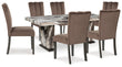 Jeshina Dining Table and 6 Chairs from Ashley - Luna Furniture