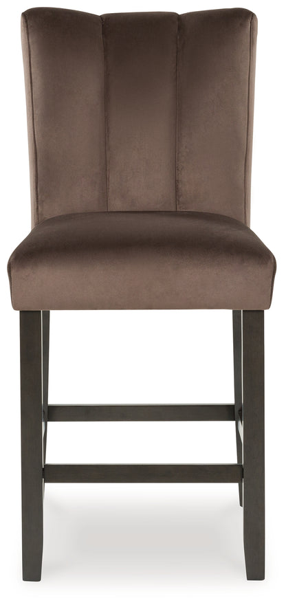 Jeshina Mocha Counter Height Barstool, Set of 2 - PCD581-124