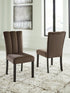 Jeshina Mocha Dining Chair, Set of 2 - PCD581-01
