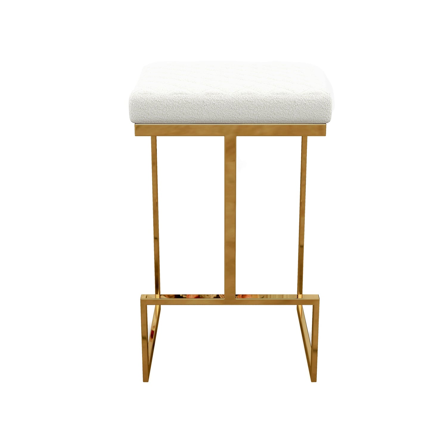 Joel Mid Century Modern Luxury Upholstered Stool - STL02700501