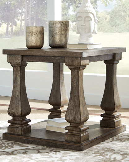 Johnelle 2 End Tables in Gray - PKG008436
