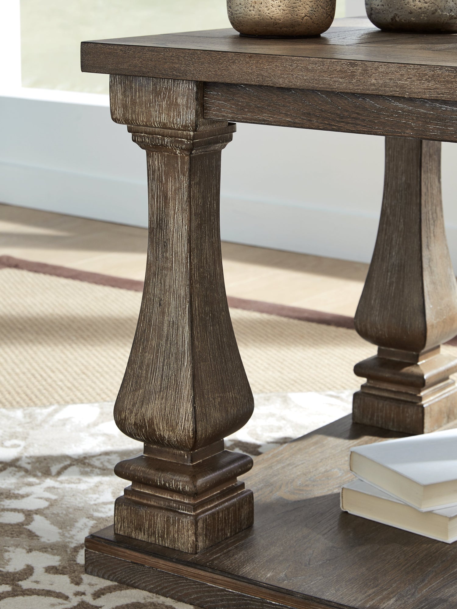 Johnelle Coffee Table with 1 End Table in Gray - PKG008731