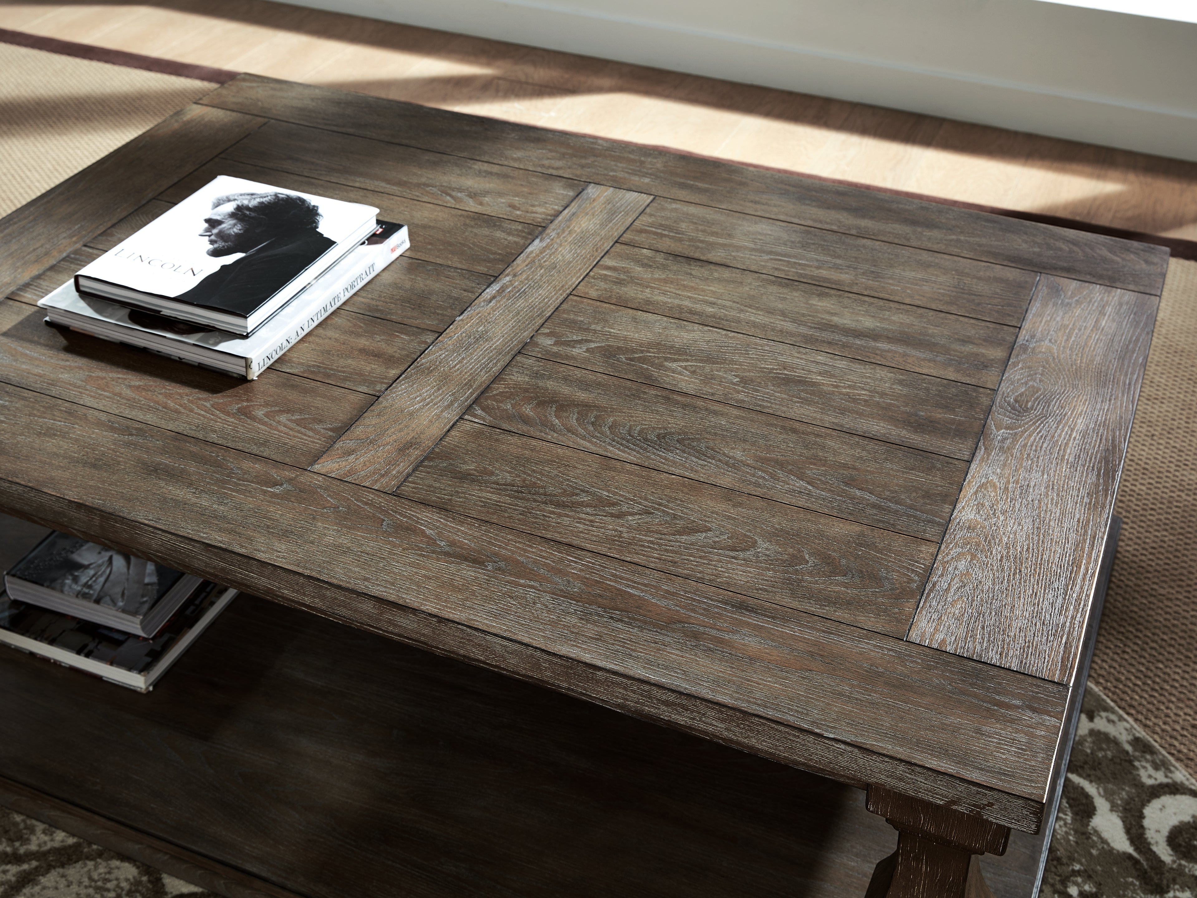 Johnelle Coffee Table with 1 End Table in Gray - PKG008731