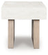 Jorlaina Light Grayish Brown End Table - T622-2