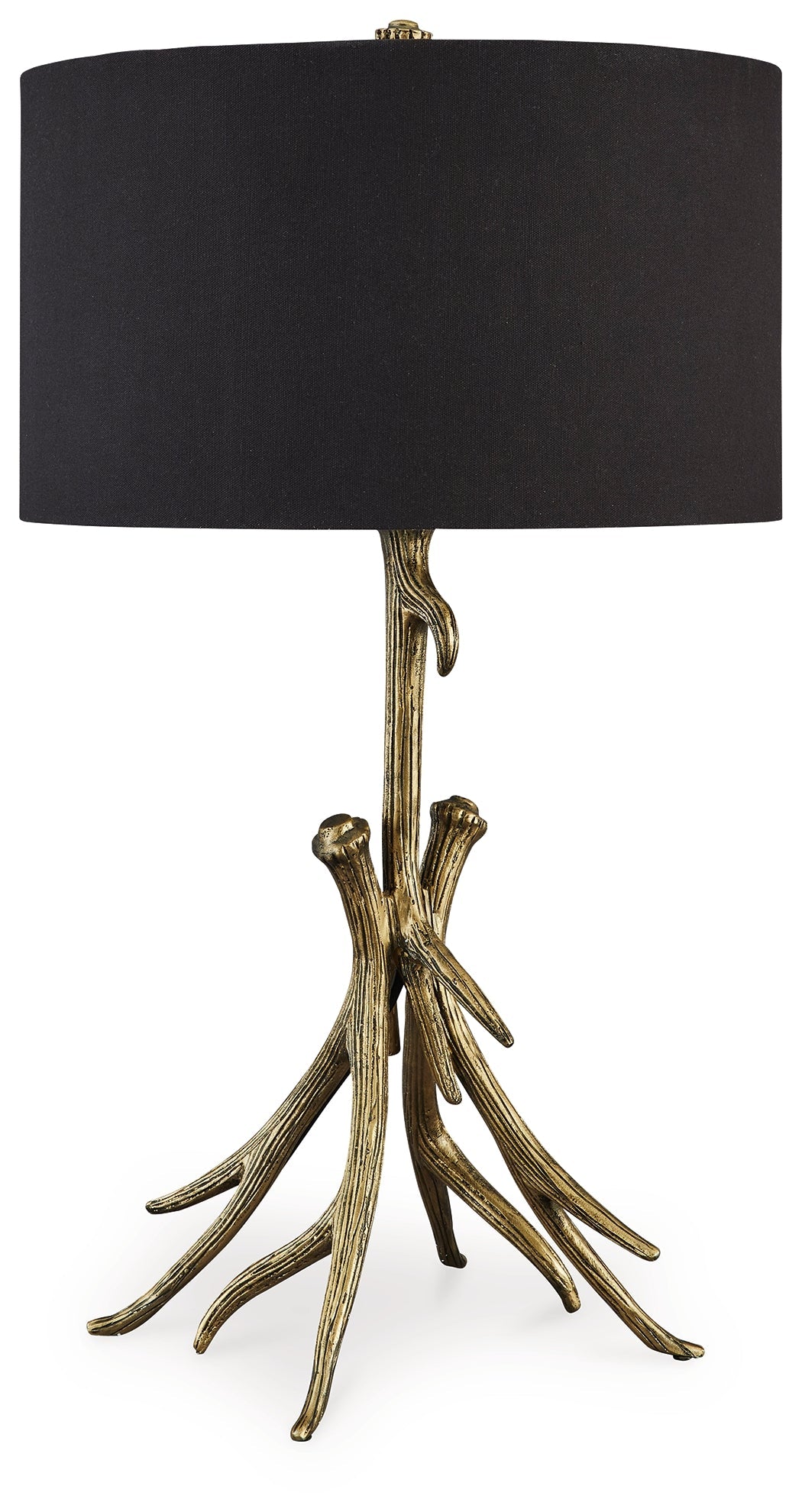 Josney 2-Piece Table Lamp Set in Antique Gold Finish - PKG019353