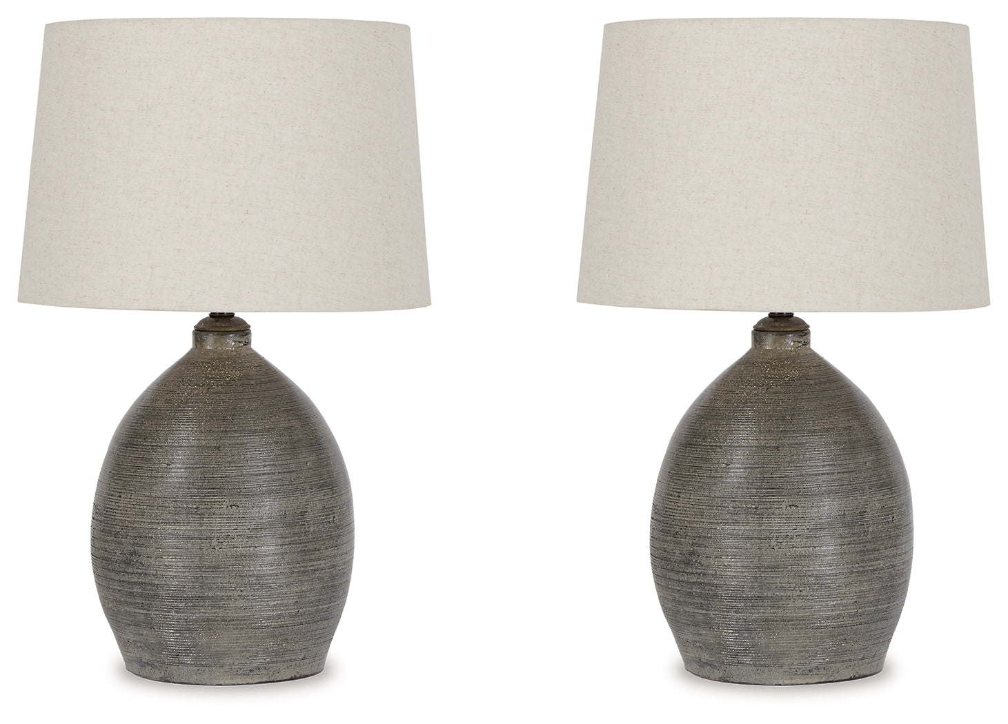 Joyelle Gray Table Lamp (Set of 2) - L100744X2