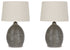 Joyelle Gray Table Lamp (Set of 2) - L100744X2