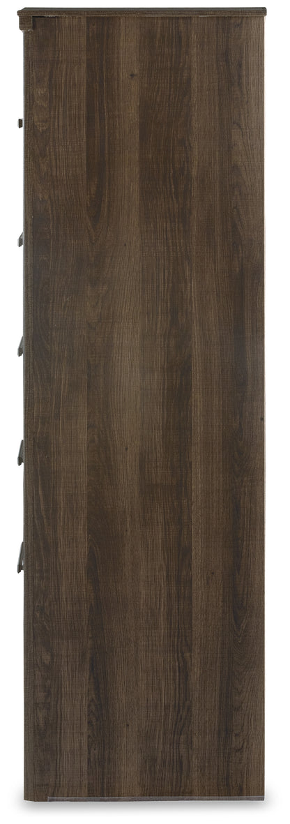 Juararo California King Panel Bed, Dresser, Chest and Nightstand - B251B46