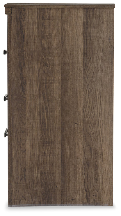 Juararo California King Panel Bed, Dresser, Chest and Nightstand - B251B46