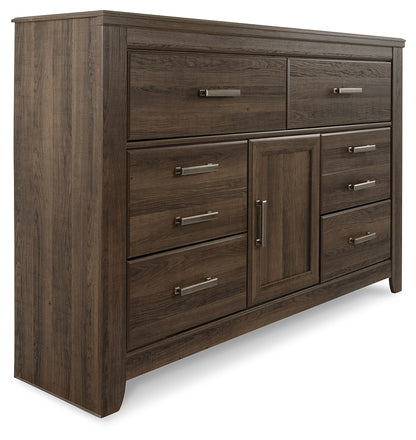 Juararo California King Panel Bed, Dresser, Chest and Nightstand - B251B46