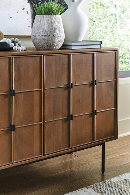 Juddins Brown Accent Cabinet - A4000692