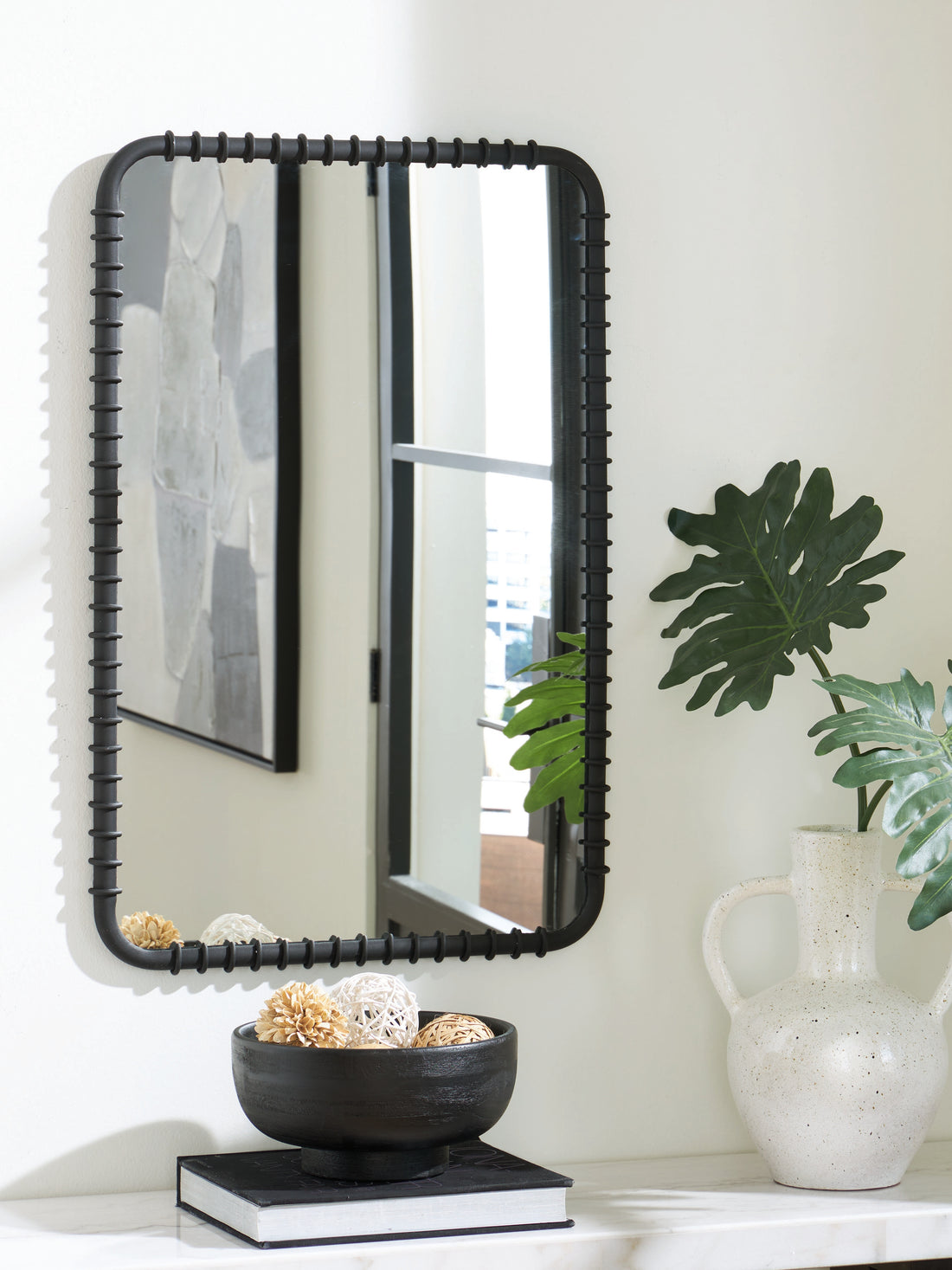 Judlow Black Accent Mirror - A8010419