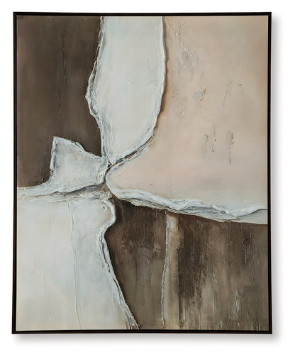 Junward Brown/Tan/White Wall Art - A8000461
