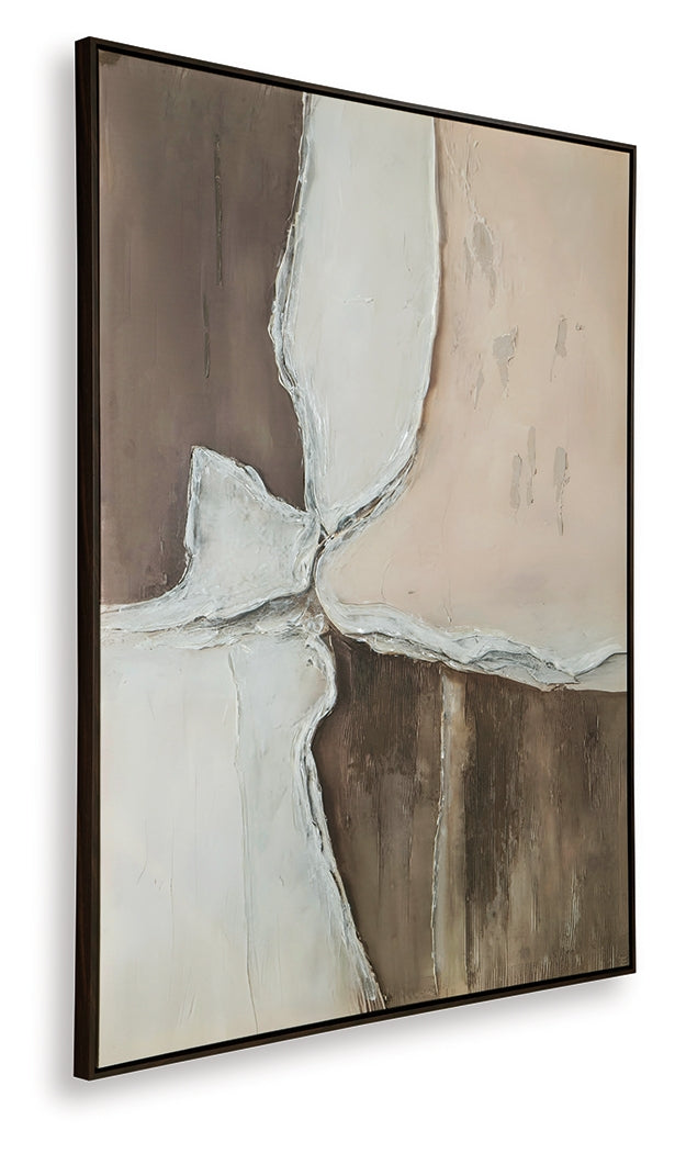 Junward Brown/Tan/White Wall Art - A8000461
