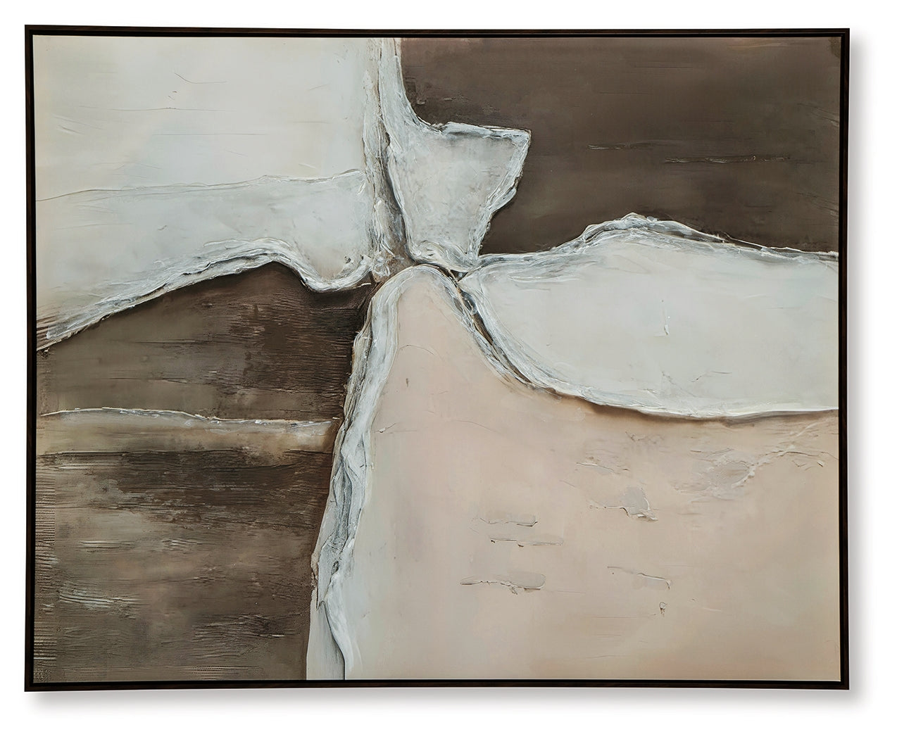 Junward Brown/Tan/White Wall Art - A8000461