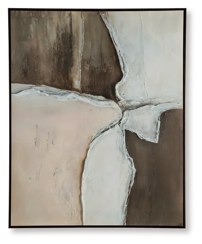Junward Brown/Tan/White Wall Art - A8000461