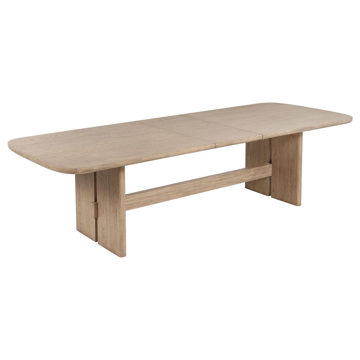 Kailani 110-inch Rectangular Wood Dining Table Beige Oak - 109381
