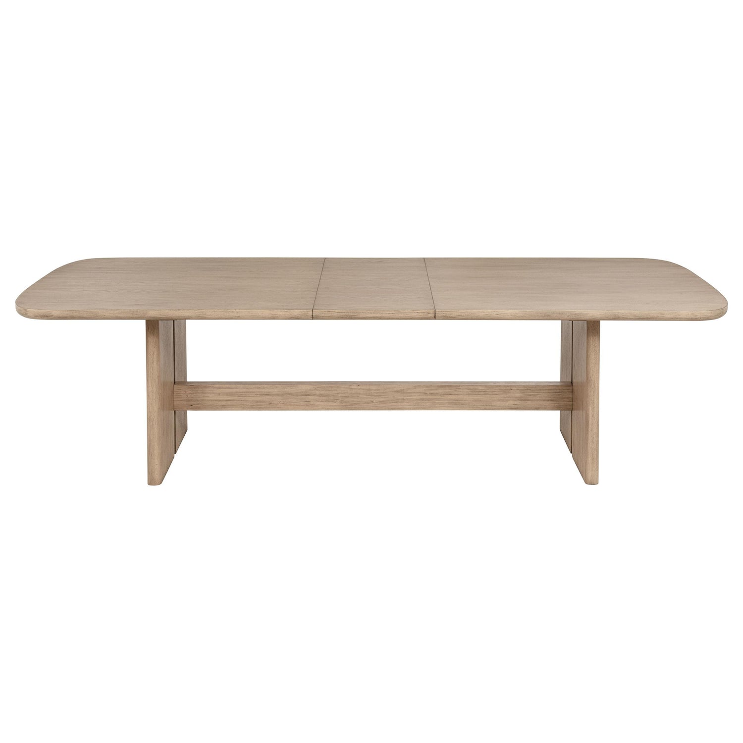 Kailani 110-inch Rectangular Wood Dining Table Beige Oak - 109381