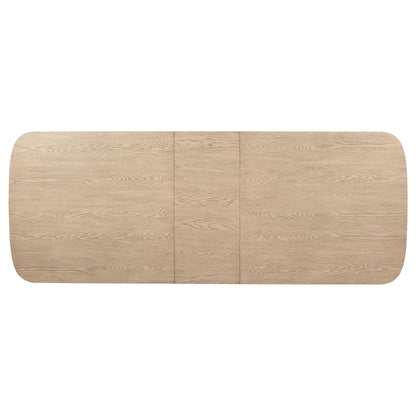 Kailani 110-inch Rectangular Wood Dining Table Beige Oak - 109381