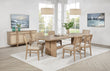 Kailani 7-piece Rectangular Wood Dining Table Set Beige Oak - 109381-S7