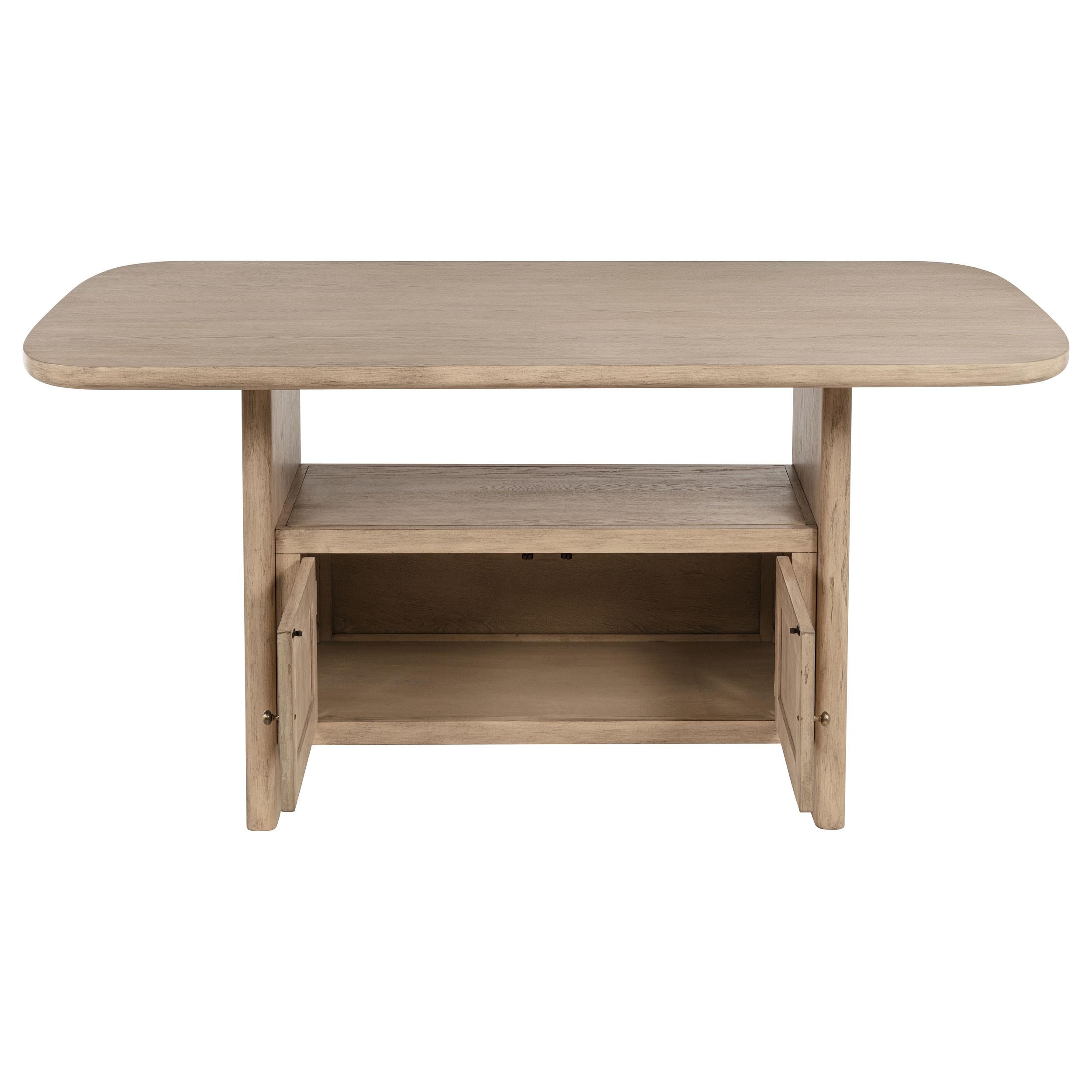 Kailani Beige Oak 7-Piece Wood Counter Height Dining Set from Coaster - Luna Furniture