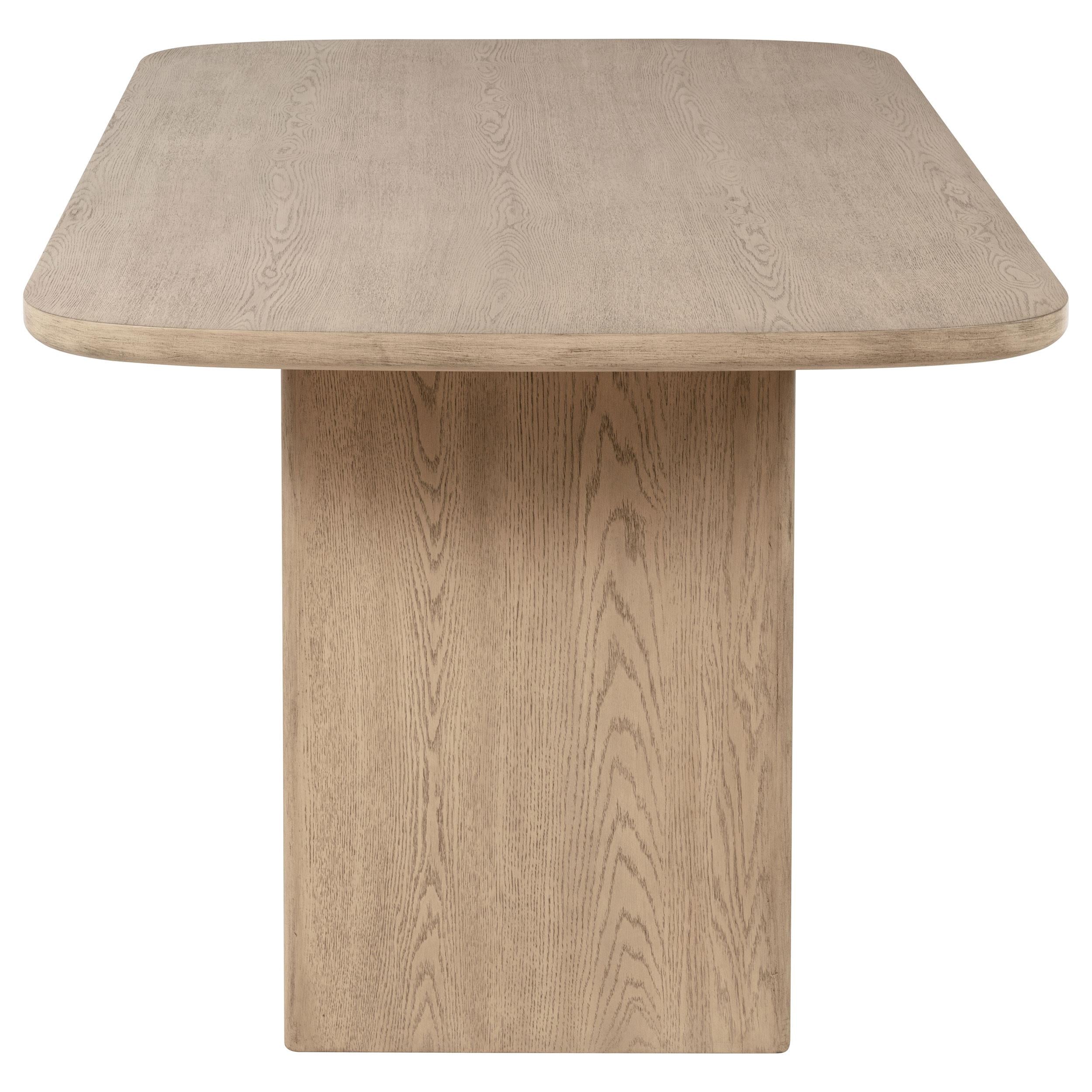 Kailani Cane Counter Height Storage Dining Table Beige Oak - 109388