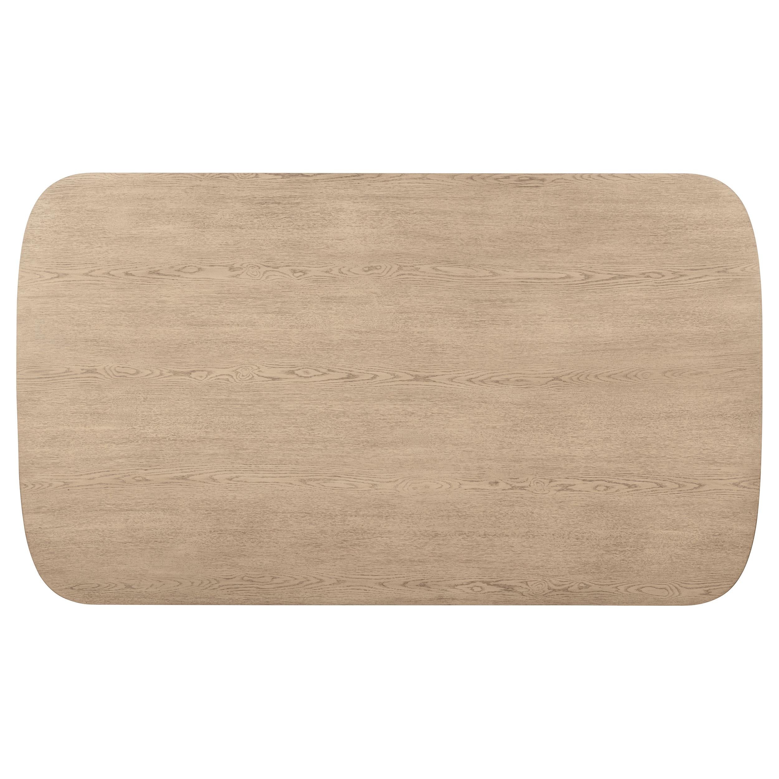 Kailani Cane Counter Height Storage Dining Table Beige Oak - 109388