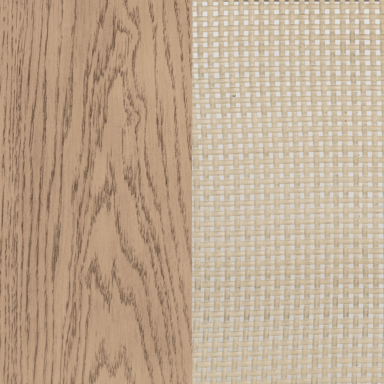 Kailani Cane Counter Height Storage Dining Table Beige Oak - 109388
