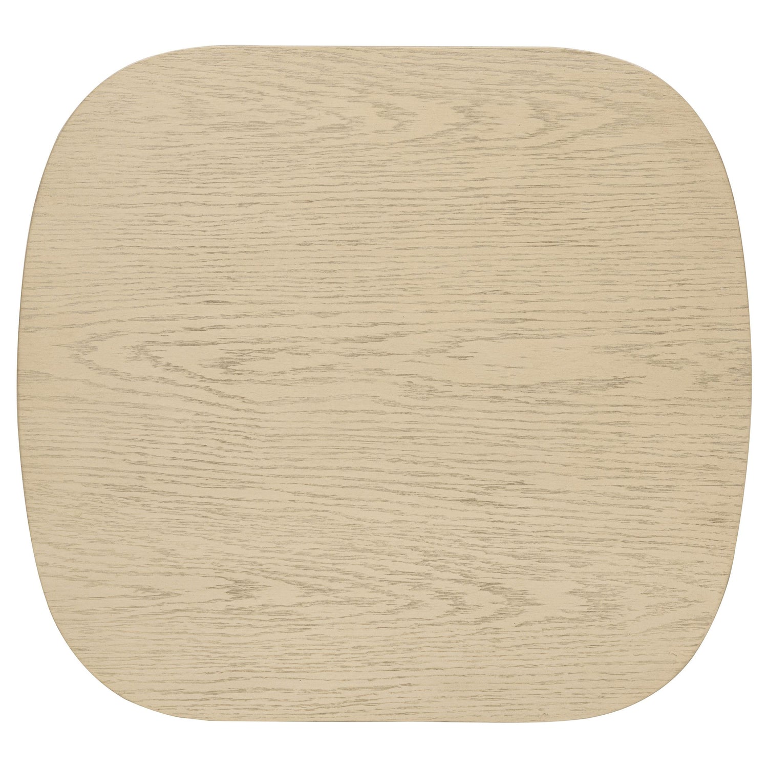 Kailani Coastal Square End Side Table with Shelf Beige Oak - 706587