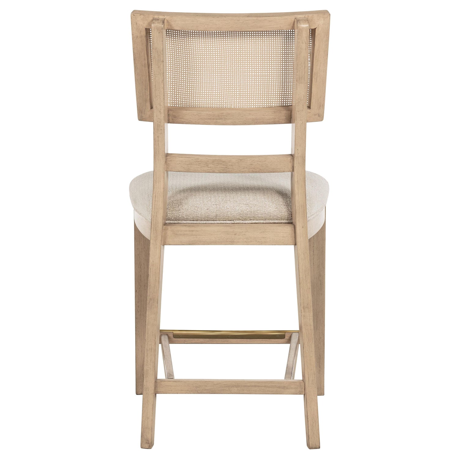 Kailani Radio Weave Cane Counter Dining Side Chair Beige Oak - 109389