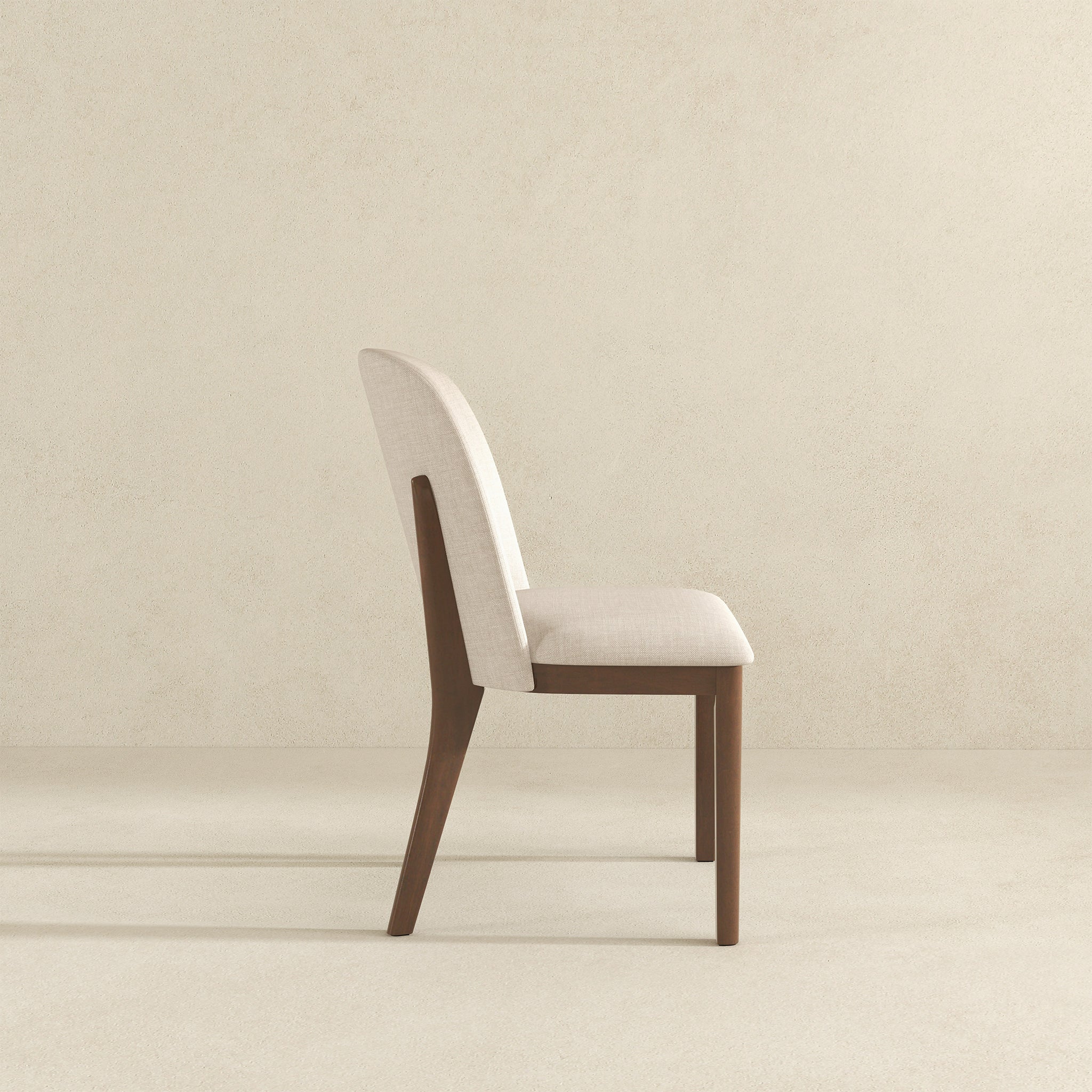 Kaitlyn  Beige Linen Dining Chair (Set Of 2) - DCH00400501