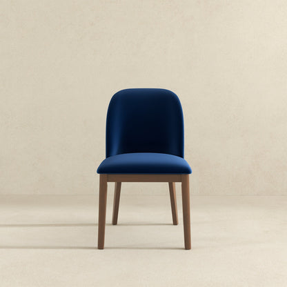 Kaitlyn  Navy Blue Velvet Dining Chair (Set Of 2) - DCH00400504