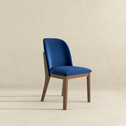 Kaitlyn  Navy Blue Velvet Dining Chair (Set Of 2) - DCH00400504