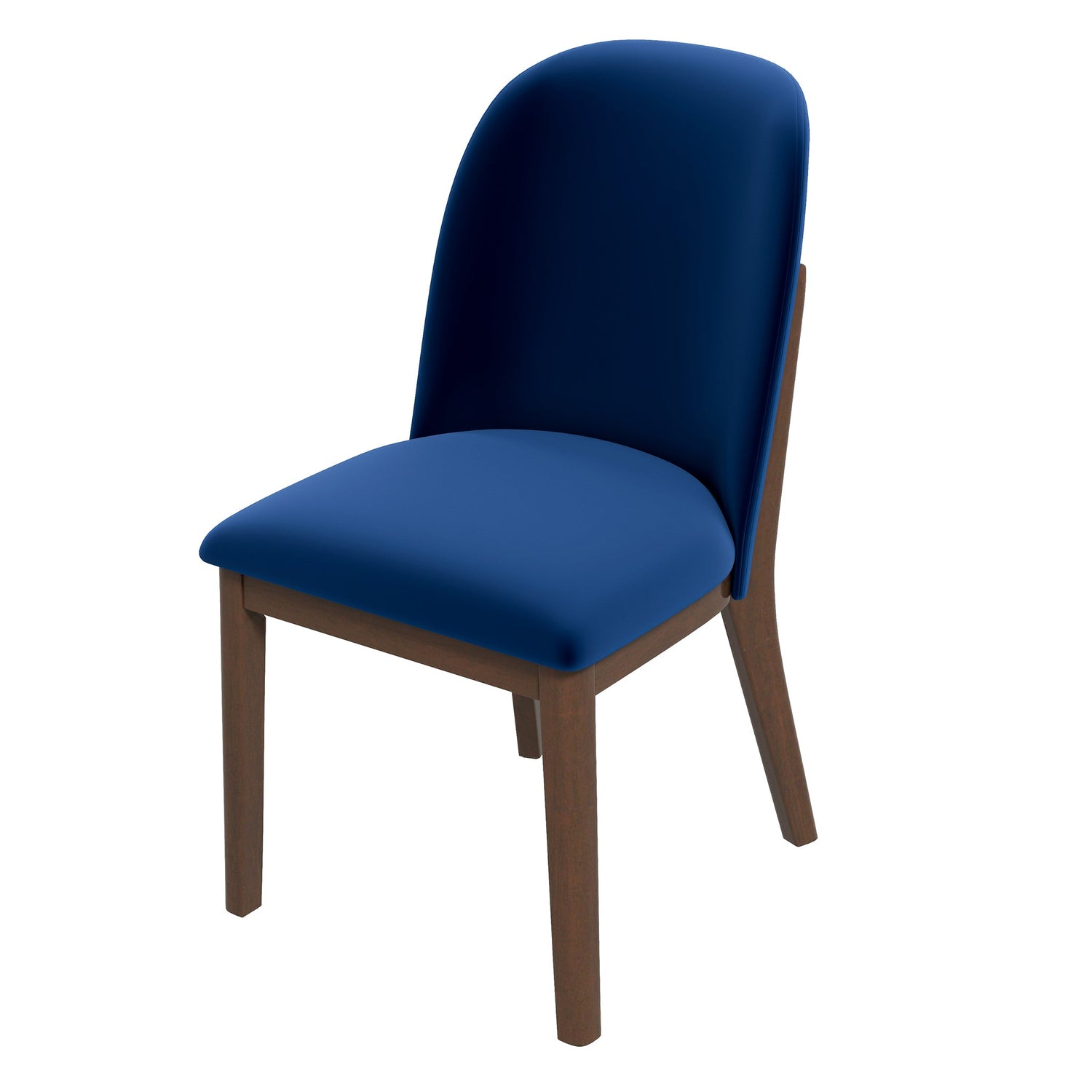 Kaitlyn  Navy Blue Velvet Dining Chair (Set Of 2) - DCH00400504