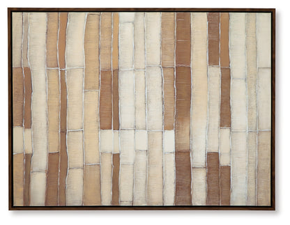 Kalanmore Brown/Tan/White Wall Art - A8000460