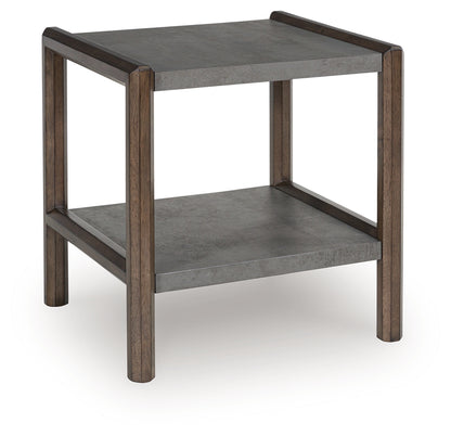 Kallenny Brown/Gray End Table - T669-3