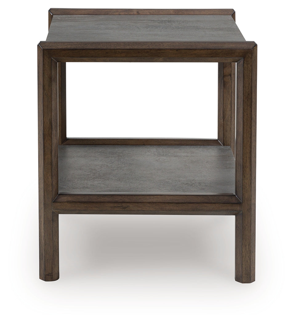 Kallenny Brown/Gray End Table - T669-3