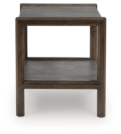Kallenny Brown/Gray End Table - T669-3