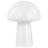 Kanaby Mushroom Shaped Glass Bedside Table Lamp White - 920249