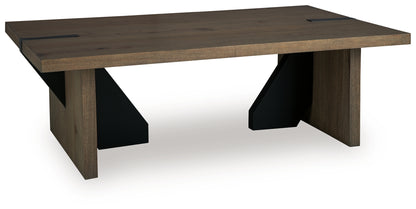 Kandinew Light Brown Coffee Table - T554-1