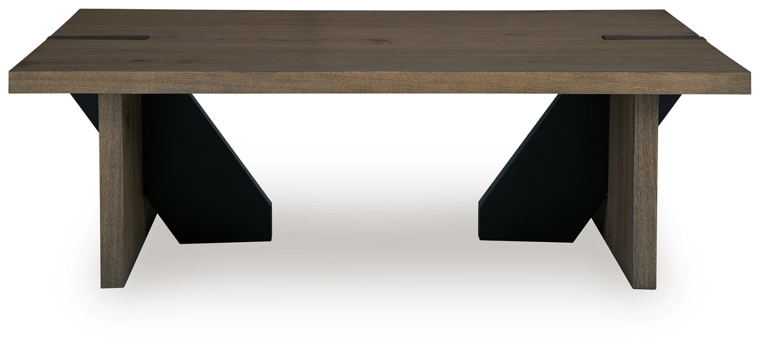 Kandinew Light Brown Coffee Table - T554-1