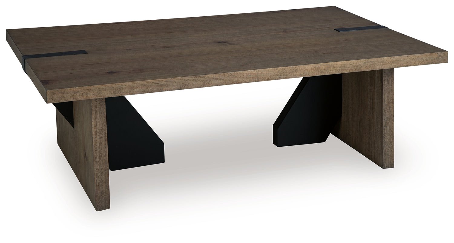 Kandinew Light Brown Coffee Table - T554-1