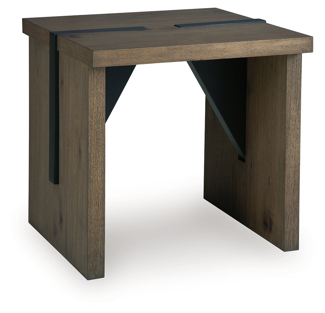 Kandinew Light Brown End Table - T554-2