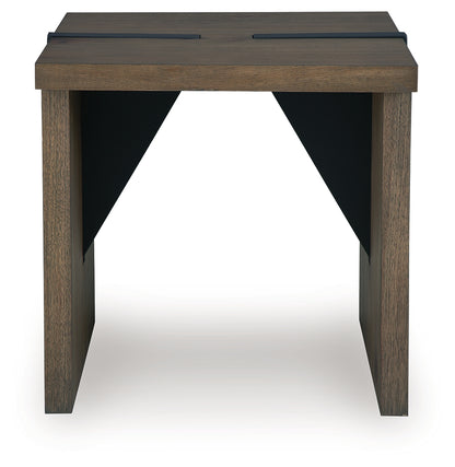 Kandinew Light Brown End Table - T554-2