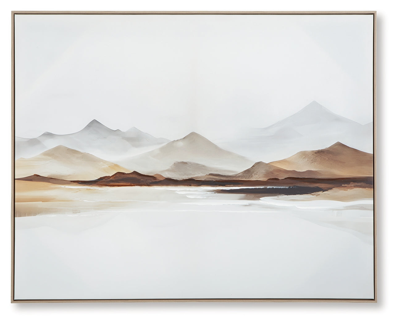 Karalen White/Gray/Brown Wall Art - A8000465