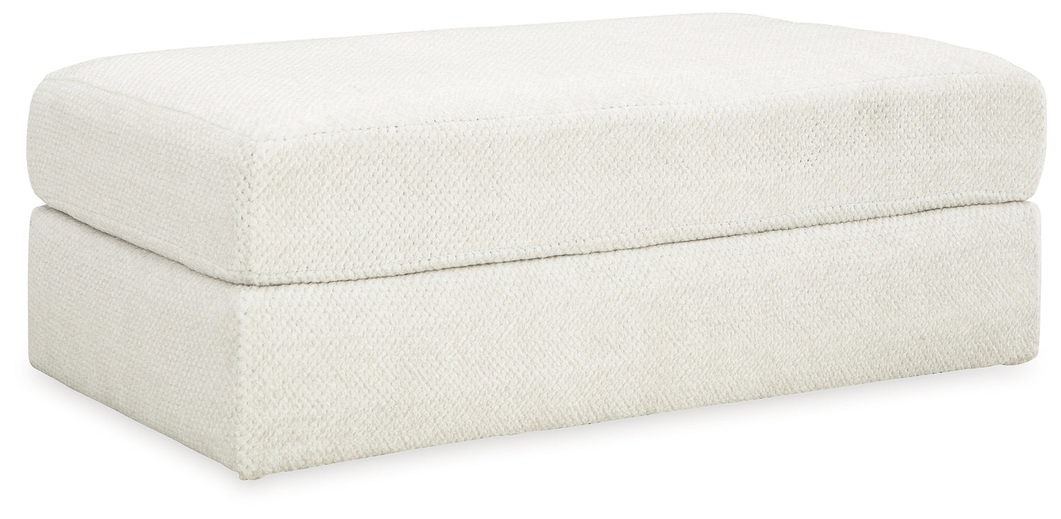 Karinne Linen Loveseat, Oversized Chair and Accent Ottoman - 31403U5