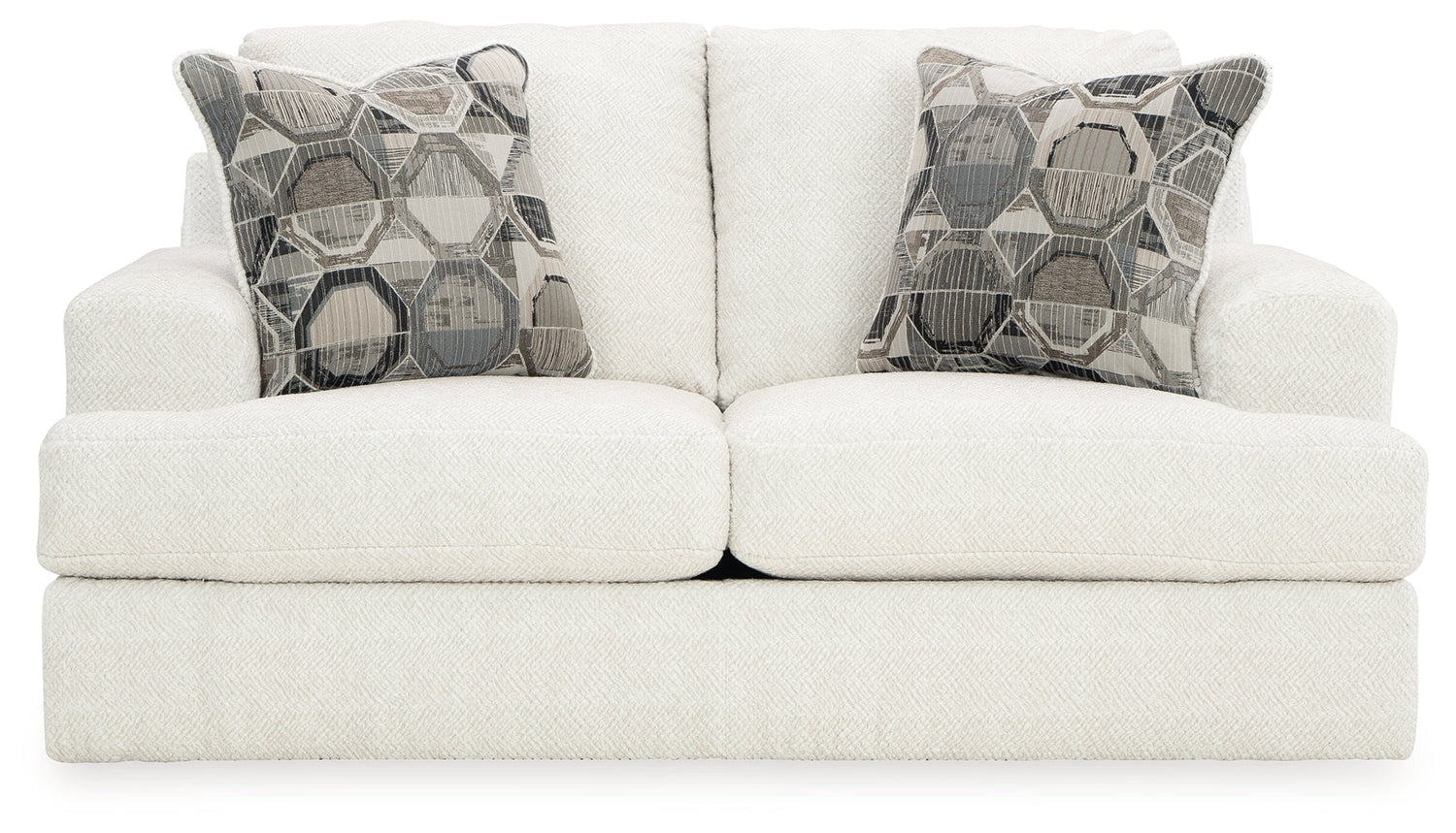 Karinne Sofa, Loveseat, Chair and Ottoman in Linen - PKG015017